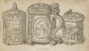 Peg Tankards von English School