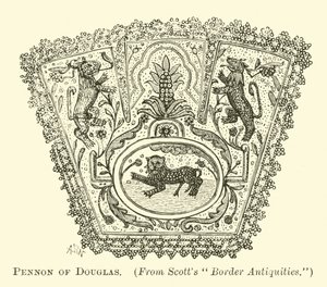 Fahne von Douglas von English School