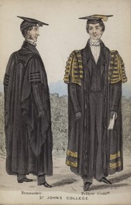 Pensionär, Fellow Commoner, St Johns College von English School