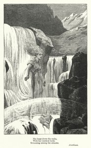 Percy Bysshe Shelley: Illustration für Arethusa (Stich) von English School