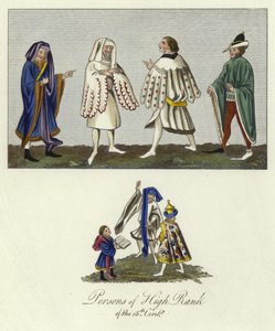 Personen von hohem Rang des 15. Jahrhunderts von English School