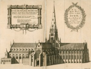 Perspektivische Ansicht der St. Paul