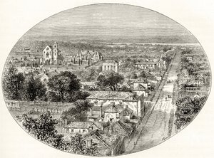Perth, Westaustralien, ca. 1880, aus 