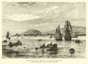 Petit-Goave, Haiti, als es eine französische Kolonie war von English School