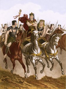 Pharao verfolgt die Israeliten von English School