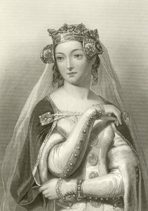 Philippa von Hennegau, Gemahlin von König Eduard III. von English School