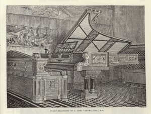 Klavier von Lawrence Alma-Tadema von English School