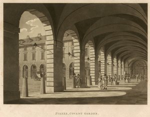 Piazza, Covent Garden, London, 1796 von English School
