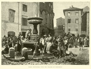 Piazza Montanara, mit dem Theater des Marcellus