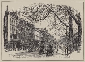 Piccadilly, vom Westen von English School