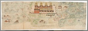 Bildkarte von Zentral-Tibet in 7 Abschnitten