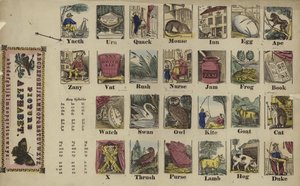 Bilderalphabet von English School