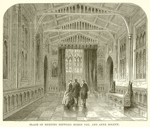Ort des Treffens zwischen Heinrich VIII und Anne Boleyn von English School