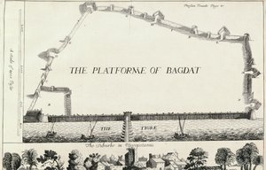 Plan von Bagdad, aus einer englischen Übersetzung von Les Six Voyages de J.B. Tavernier von English School