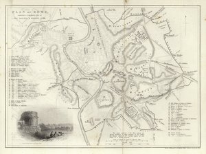 Plan von Rom von English School