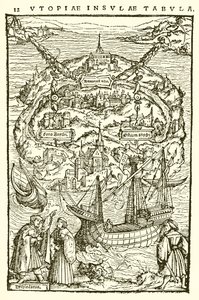 Plan von Utopia von English School
