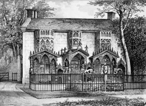Plas Newyyd, nahe Llangollen, Wales, der Sitz von Lady Eleanor Butler und Miss Ponsonby von English School