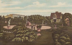 Plymouth: Schweizer Lodge und Gärten, Devonport Park von English School