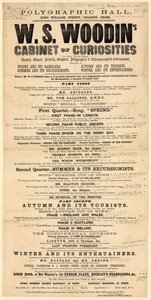Polygraphic Hall, King William Street, Charing Cross. Werbung von English School