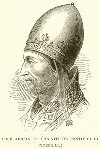 Papst Adrian IV. (De Viti De Pontifici Di Cicerilli) von English School