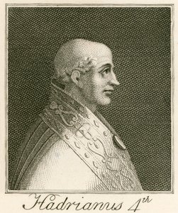 Papst Hadrian IV. von English School