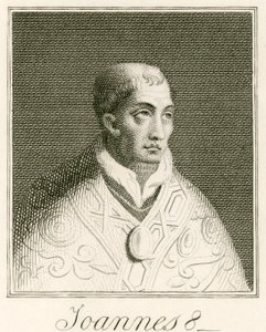 Papst Johannes VIII. von English School