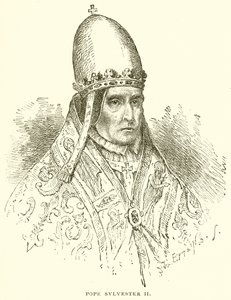 Papst Silvester II. von English School