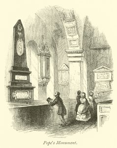 Popes Denkmal von English School