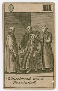 Popish-Plot-Spielkarte von English School