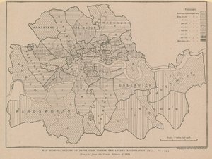 Bevölkerung im Londoner Registrierungsgebiet von English School