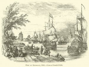 Hafen von Rochelle, 1650