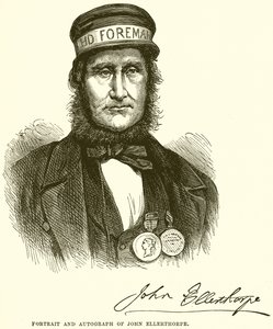 Porträt und Autogramm von John Ellerthorpe von English School