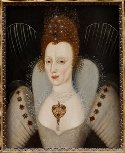 Porträt von Königin Elisabeth I. (1533-1603) (um 1600) von English School