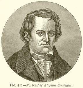 Porträt von Aloysius Senefelder von English School