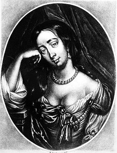 Porträt von Barbara Villiers, Herzogin von Cleveland (1641-1709) graviert von Richard Earlom (1743-1822) aus Illustrious Characters in British History von English School