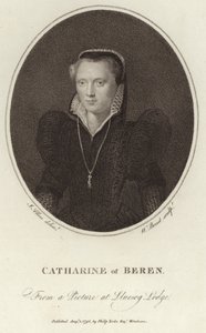 Porträt von Katharina von Beren von English School
