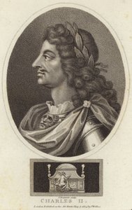 Porträt von Karl II. von England von English School