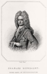 Porträt von Charles Mordaunt, 3. Earl of Peterborough von English School