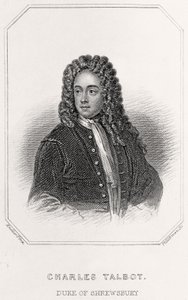 Porträt von Charles Talbot, Herzog von Shrewsbury, 1835 von English School
