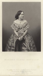 Porträt von Clara Novello von English School
