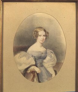 Porträt der Gräfin Elizabeth von Sandizell, bekannt als Lili, im Alter von 18 Jahren