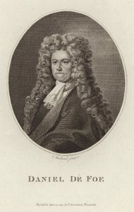 Porträt von Daniel Defoe von English School