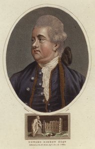 Porträt von Edward Gibbon von English School