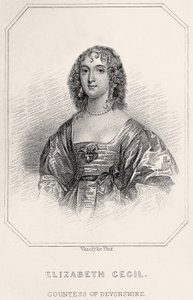 Porträt von Elizabeth Cecil, Gräfin von Devonshire