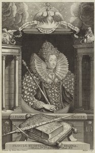 Porträt von Elisabeth I. von England von English School