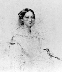 Porträt von Emily Shore (1819-1839), 19. Jahrhundert von English School