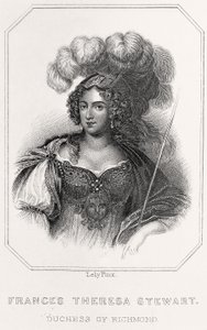 Porträt von Frances Theresa Stewart von English School