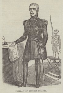 Porträt von General Pollock (Gravur) von English School