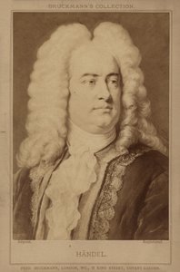Porträt von Georg Friedrich Händel von English School
