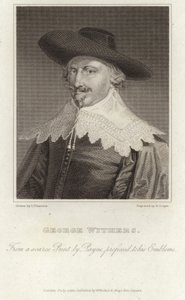 Porträt von George Wither von English School